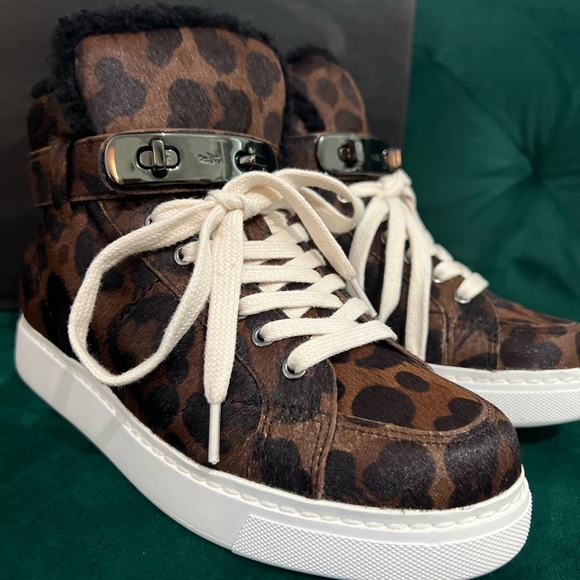 Coach Richmond SHRL HRCLF/SHRL Cheetah Sneakers - Picture 3 of 6